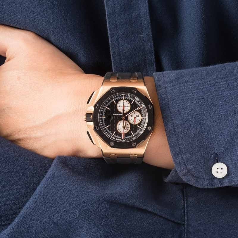 Audemars Piguet Royal Oak Offshore Chronograph Rose Gold - Chrono Swiss Watch Audemars Piguet Royal Oak Offshore Chronograph Rose Gold - Chrono Swiss Watch