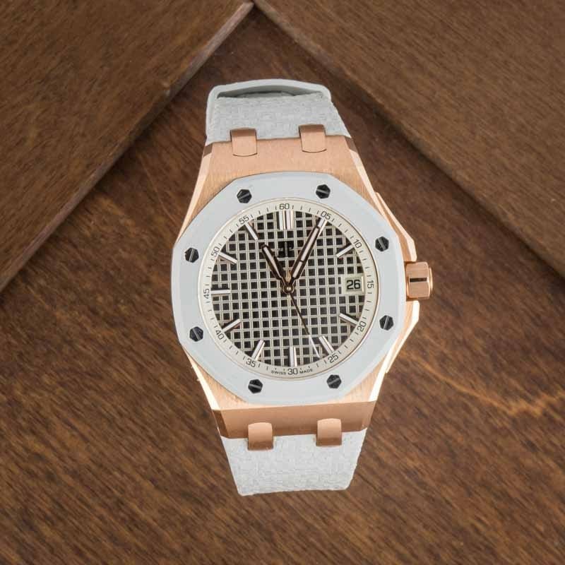 Audemars Piguet Royal Oak Offshore Selfwinding Ivory Dial - Chrono Swiss Watch Audemars Piguet Royal Oak Offshore Selfwinding Ivory Dial - Chrono Swiss Watch