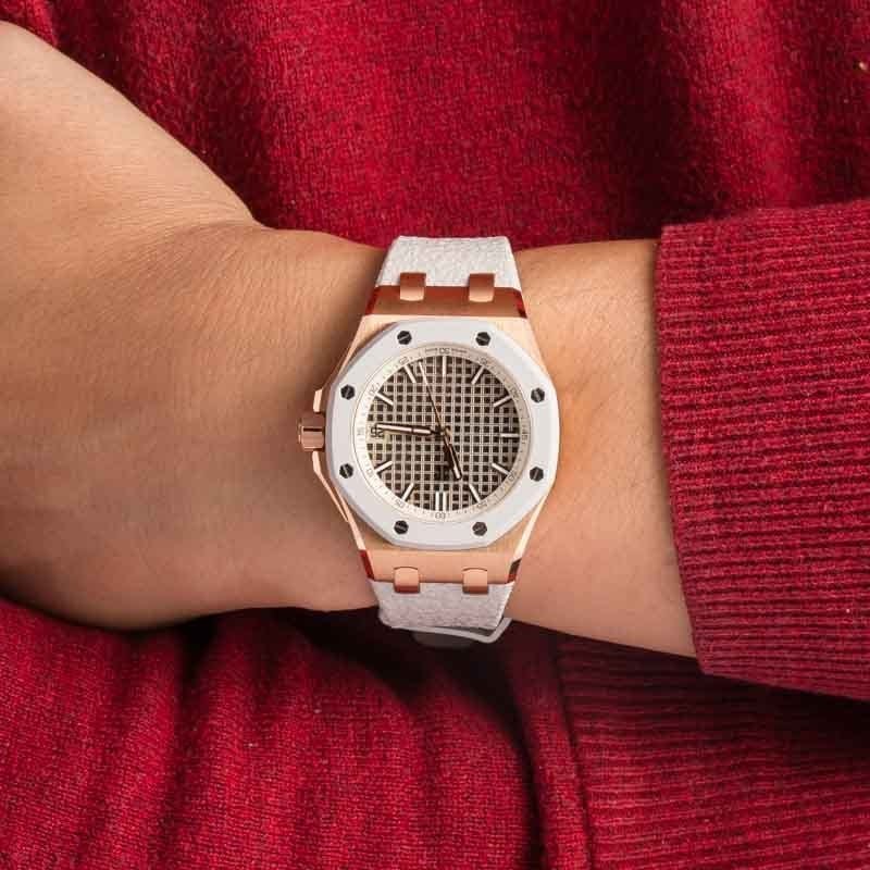 Audemars Piguet Royal Oak Offshore Selfwinding Ivory Dial - Chrono Swiss Watch Audemars Piguet Royal Oak Offshore Selfwinding Ivory Dial - Chrono Swiss Watch
