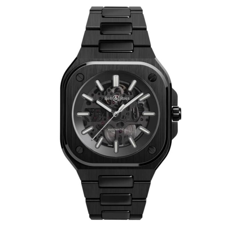 Bell & Ross BR-05 Skeleton Black Ceramic (BR05A-BL-SK-CE/SCE) - Chrono Swiss Watch Bell & Ross BR-05 Skeleton Black Ceramic (BR05A-BL-SK-CE/SCE) - Chrono Swiss Watch
