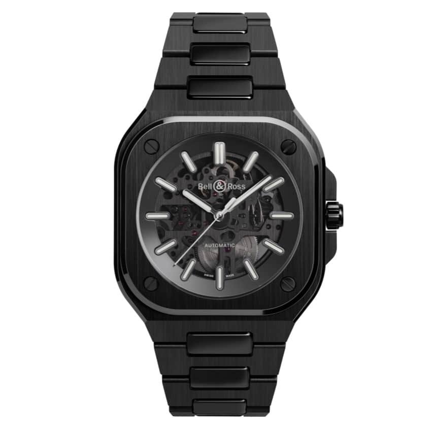 Bell & Ross BR-05 Skeleton Black Ceramic (BR05A-BL-SK-CE/SCE) - Chrono Swiss Watch Bell & Ross BR-05 Skeleton Black Ceramic (BR05A-BL-SK-CE/SCE) - Chrono Swiss Watch