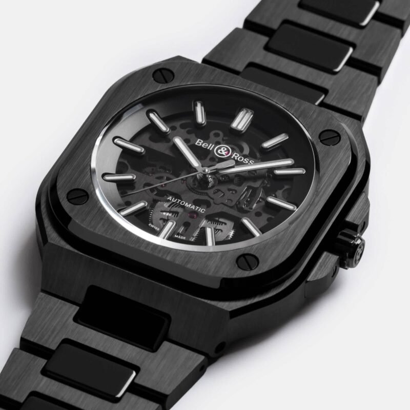 Bell & Ross BR-05 Skeleton Black Ceramic (BR05A-BL-SK-CE/SCE) - Chrono Swiss Watch Bell & Ross BR-05 Skeleton Black Ceramic (BR05A-BL-SK-CE/SCE) - Chrono Swiss Watch