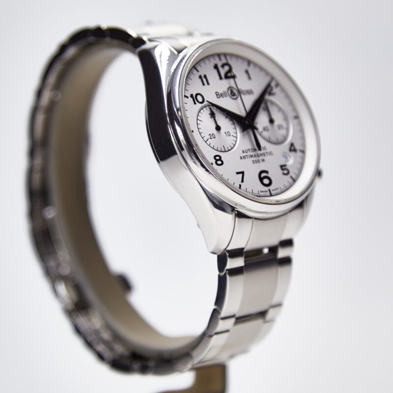 Bell & Ross Vintage 126 (G126 W) - Chrono Swiss Watch Bell & Ross Vintage 126 (G126 W) - Chrono Swiss Watch