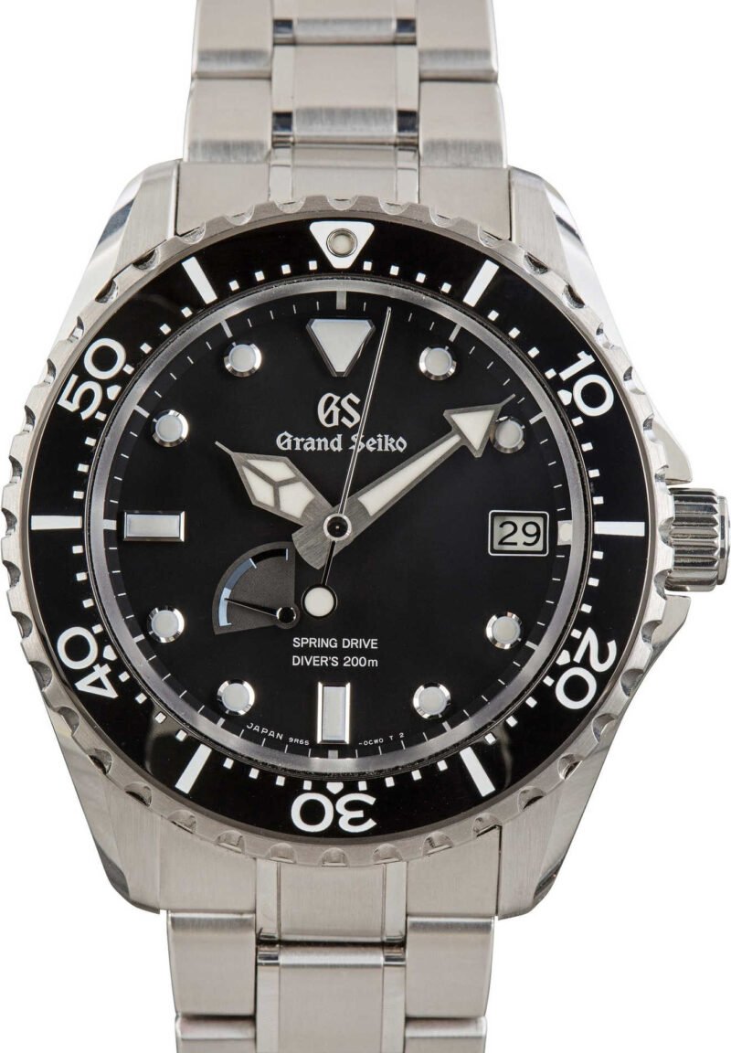 Grand Seiko Sport Collection SBGA461 Black Dial - Chrono Swiss Watch Grand Seiko Sport Collection SBGA461 Black Dial - Chrono Swiss Watch