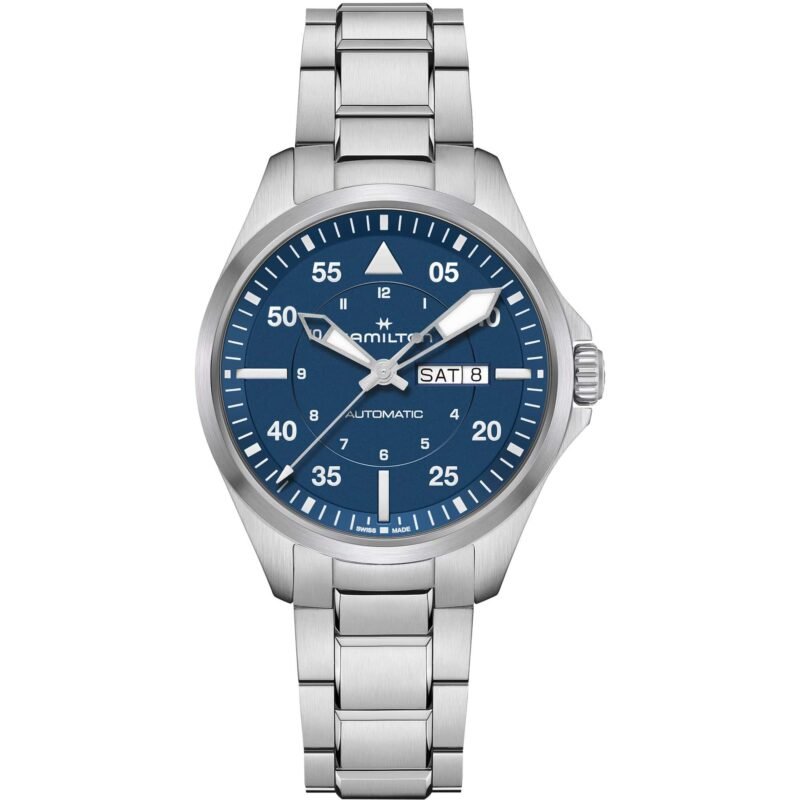 Hamilton Khaki Aviation Pilot Day Date (H64635140) - Chrono Swiss Watch Hamilton Khaki Aviation Pilot Day Date (H64635140) - Chrono Swiss Watch