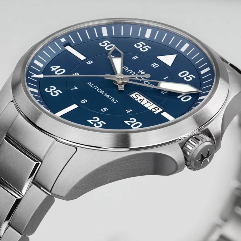 Hamilton Khaki Aviation Pilot Day Date (H64635140) - Chrono Swiss Watch Hamilton Khaki Aviation Pilot Day Date (H64635140) - Chrono Swiss Watch