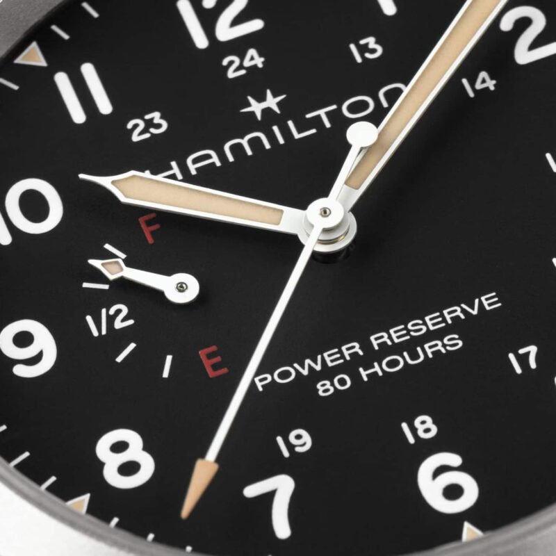 Hamilton Khaki Field Mechanical Power Reserve (H69509130) - Chrono Swiss Watch Hamilton Khaki Field Mechanical Power Reserve (H69509130) - Chrono Swiss Watch