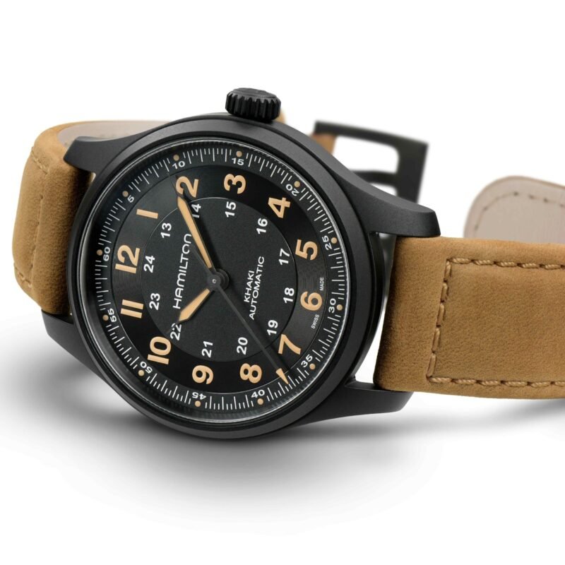 Hamilton Khaki Field Titanium (H70665533) - Chrono Swiss Watch Hamilton Khaki Field Titanium (H70665533) - Chrono Swiss Watch