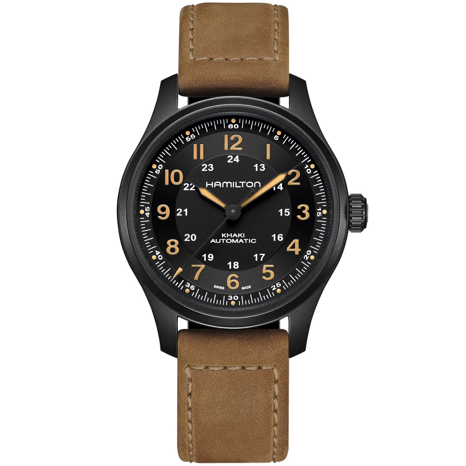 Hamilton Khaki Field Titanium (H70665533) - Chrono Swiss Watch Hamilton Khaki Field Titanium (H70665533) - Chrono Swiss Watch