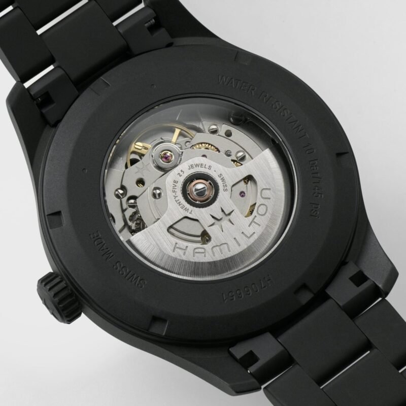 Hamilton Khaki Field Titanium PVD (H70665130) - Chrono Swiss Watch Hamilton Khaki Field Titanium PVD (H70665130) - Chrono Swiss Watch