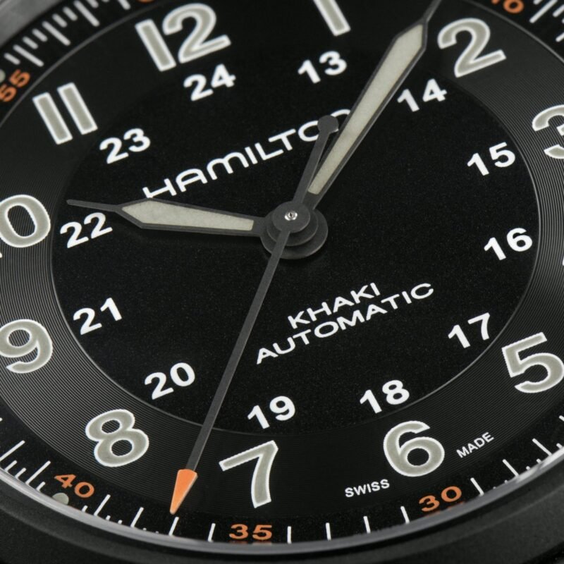 Hamilton Khaki Field Titanium PVD (H70665130) - Chrono Swiss Watch Hamilton Khaki Field Titanium PVD (H70665130) - Chrono Swiss Watch