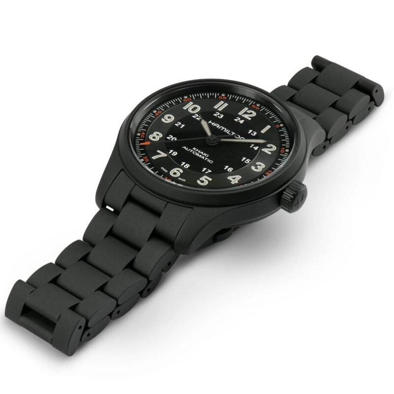 Hamilton Khaki Field Titanium PVD (H70665130) - Chrono Swiss Watch Hamilton Khaki Field Titanium PVD (H70665130) - Chrono Swiss Watch