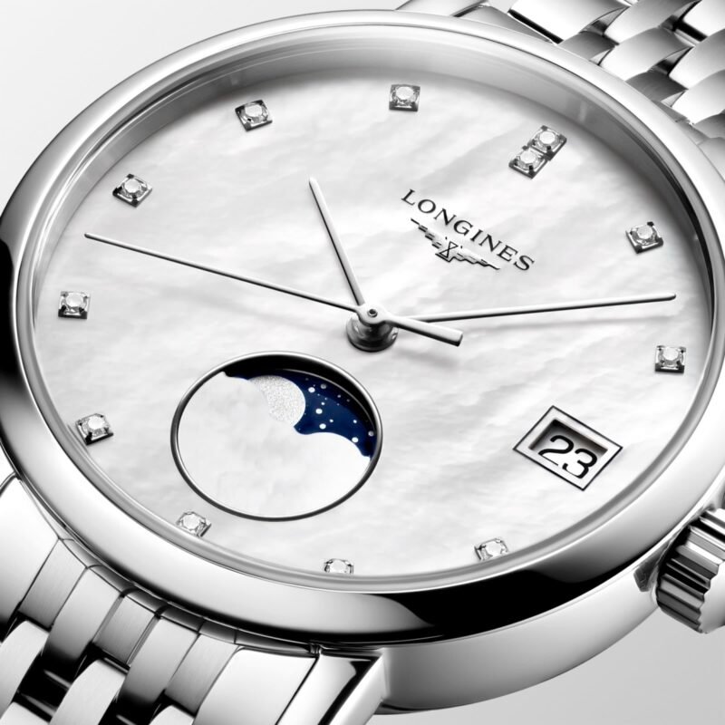Longines Elegant Collection (L4.330.4.87.6) - Chrono Swiss Watch Longines Elegant Collection (L4.330.4.87.6) - Chrono Swiss Watch