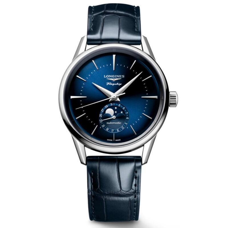 Longines Flagship Heritage Moonphase (L4.815.4.92.2) - Chrono Swiss Watch Longines Flagship Heritage Moonphase (L4.815.4.92.2) - Chrono Swiss Watch