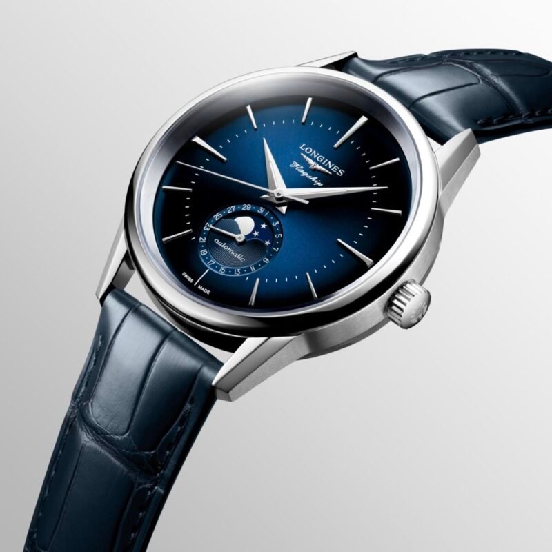 Longines Flagship Heritage Moonphase (L4.815.4.92.2) - Chrono Swiss Watch Longines Flagship Heritage Moonphase (L4.815.4.92.2) - Chrono Swiss Watch