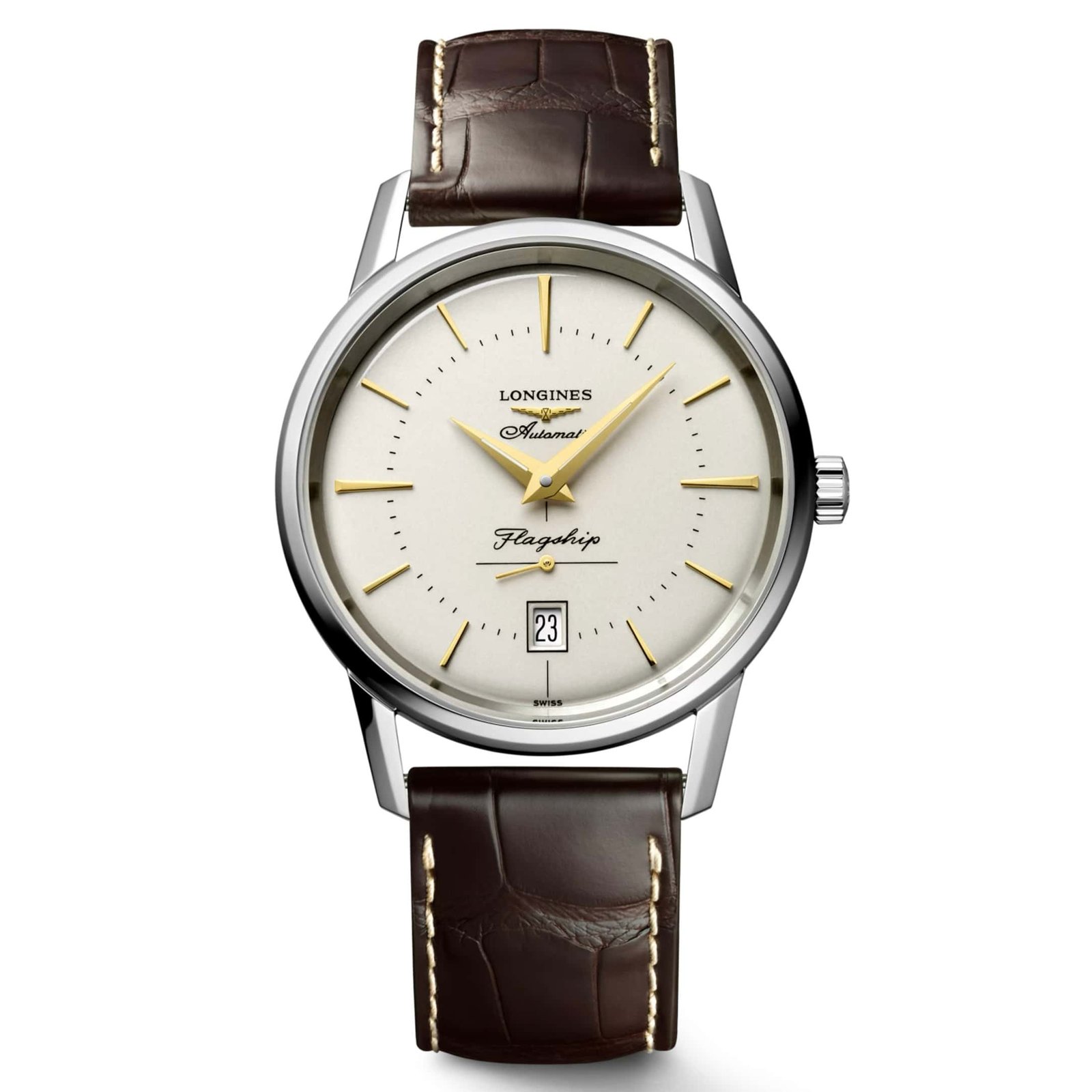 Longines Flagship (L4.795.4.78.2) - Chrono Swiss Watch Longines Flagship (L4.795.4.78.2) - Chrono Swiss Watch