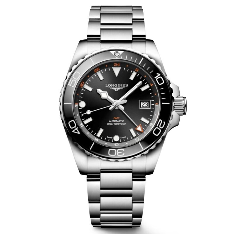 Longines HydroConquest GMT (L3.790.4.56.6) - Chrono Swiss Watch Longines HydroConquest GMT (L3.790.4.56.6) - Chrono Swiss Watch