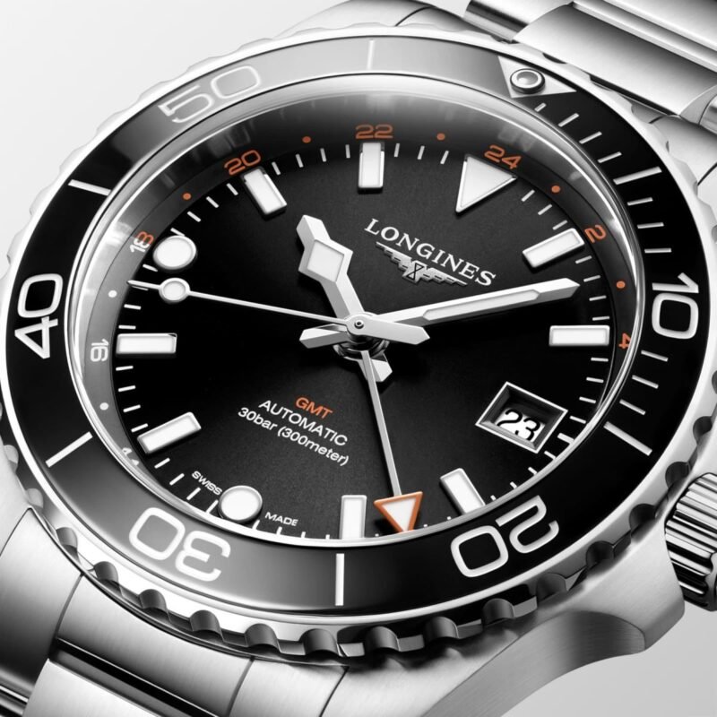 Longines HydroConquest GMT (L3.790.4.56.6) - Chrono Swiss Watch Longines HydroConquest GMT (L3.790.4.56.6) - Chrono Swiss Watch