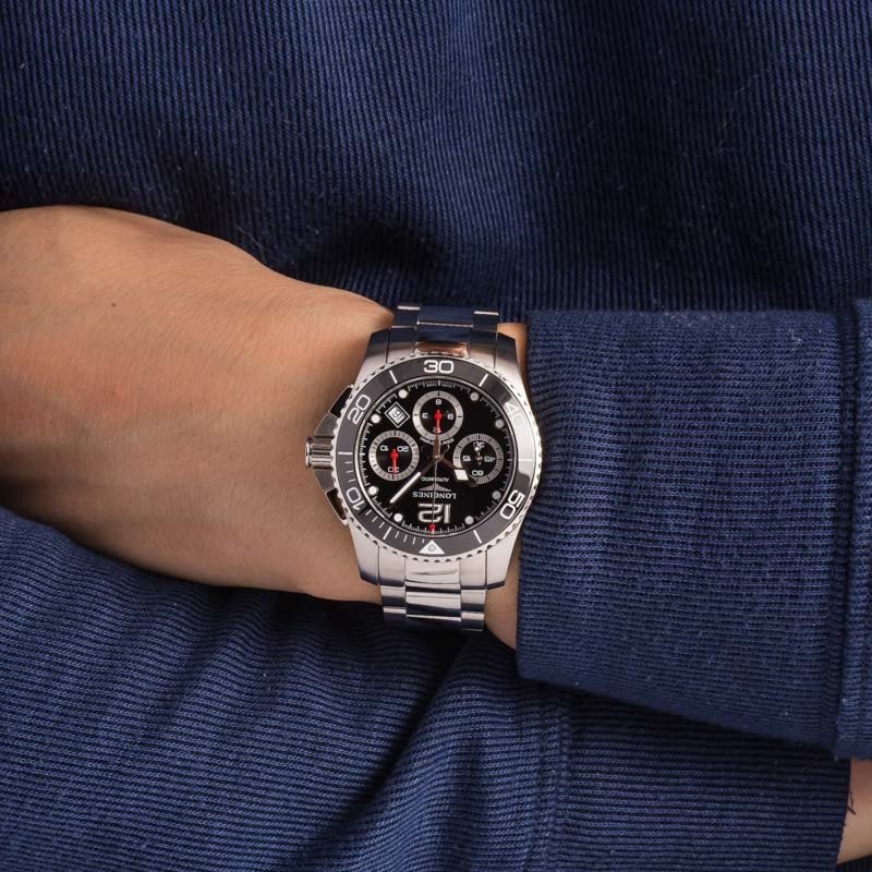 Longines HydroConquest Stainless Steel - Chrono Swiss Watch Longines HydroConquest Stainless Steel - Chrono Swiss Watch