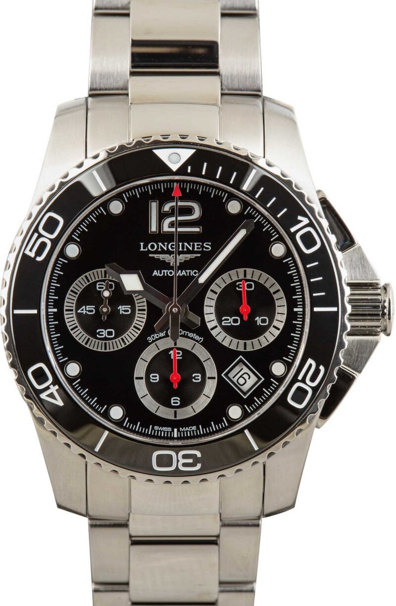 Longines HydroConquest Stainless Steel - Chrono Swiss Watch Longines HydroConquest Stainless Steel - Chrono Swiss Watch