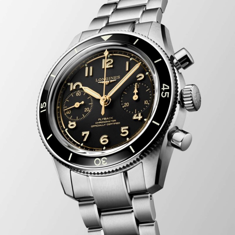 Longines Spirit Pilot Flyback (L3.721.4.53.6) - Chrono Swiss Watch Longines Spirit Pilot Flyback (L3.721.4.53.6) - Chrono Swiss Watch