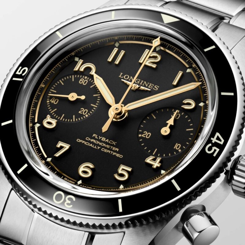 Longines Spirit Pilot Flyback (L3.721.4.53.6) - Chrono Swiss Watch Longines Spirit Pilot Flyback (L3.721.4.53.6) - Chrono Swiss Watch