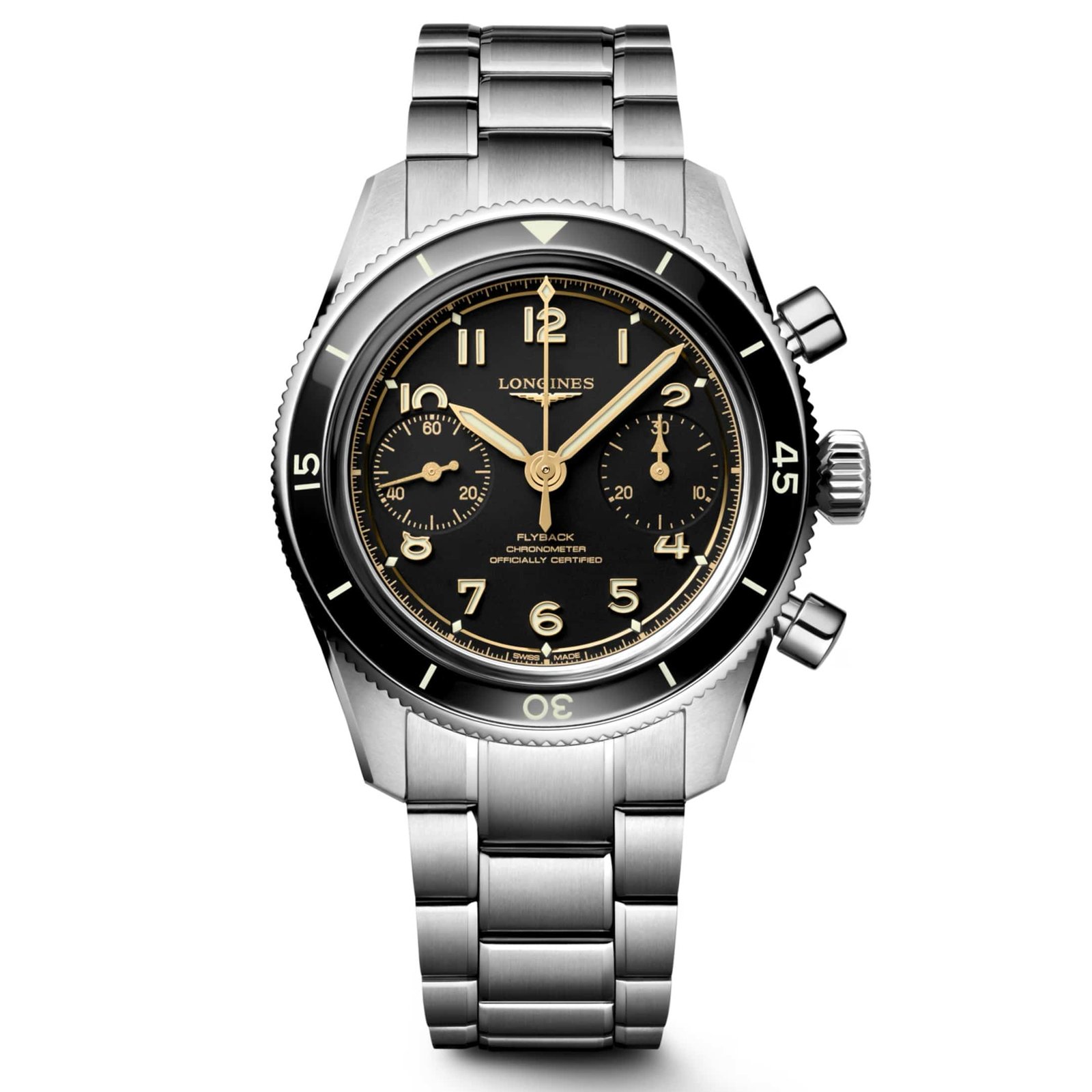 Longines Spirit Pilot Flyback (L3.721.4.53.6) - Chrono Swiss Watch Longines Spirit Pilot Flyback (L3.721.4.53.6) - Chrono Swiss Watch