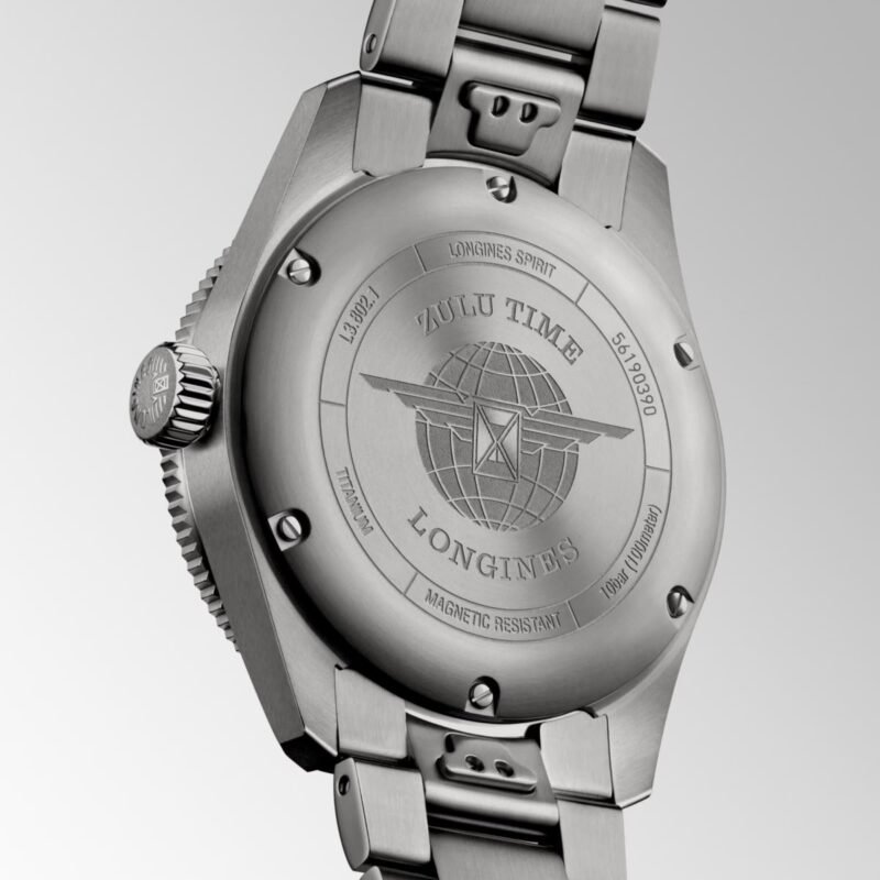 Longines Spirit Zulu Time Titanium (L3.802.1.53.6) - Chrono Swiss Watch Longines Spirit Zulu Time Titanium (L3.802.1.53.6) - Chrono Swiss Watch