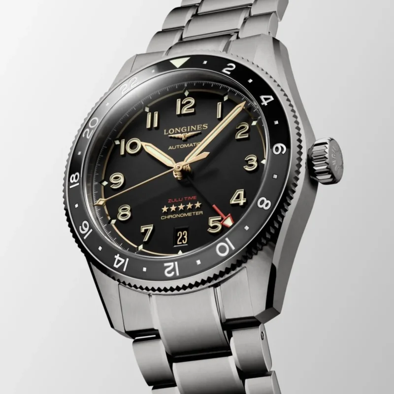 Longines Spirit Zulu Time Titanium (L3.802.1.53.6) - Chrono Swiss Watch Longines Spirit Zulu Time Titanium (L3.802.1.53.6) - Chrono Swiss Watch