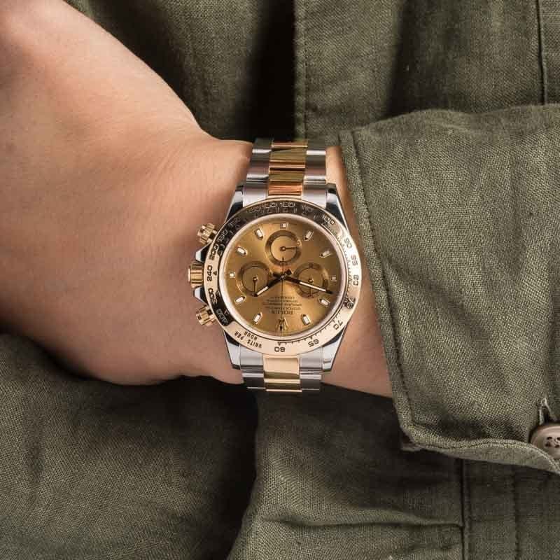 Men's Rolex Daytona Ref 116503 Champagne Dial - Chrono Swiss Watch Men's Rolex Daytona Ref 116503 Champagne Dial - Chrono Swiss Watch
