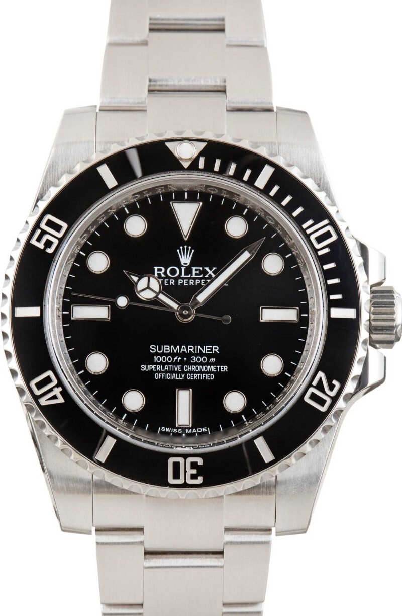 Men's Rolex Submariner Ref 114060 Black Dial - Chrono Swiss Watch Men's Rolex Submariner Ref 114060 Black Dial - Chrono Swiss Watch