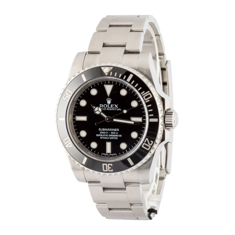 Men's Rolex Submariner Ref 114060 Black Dial - Chrono Swiss Watch Men's Rolex Submariner Ref 114060 Black Dial - Chrono Swiss Watch