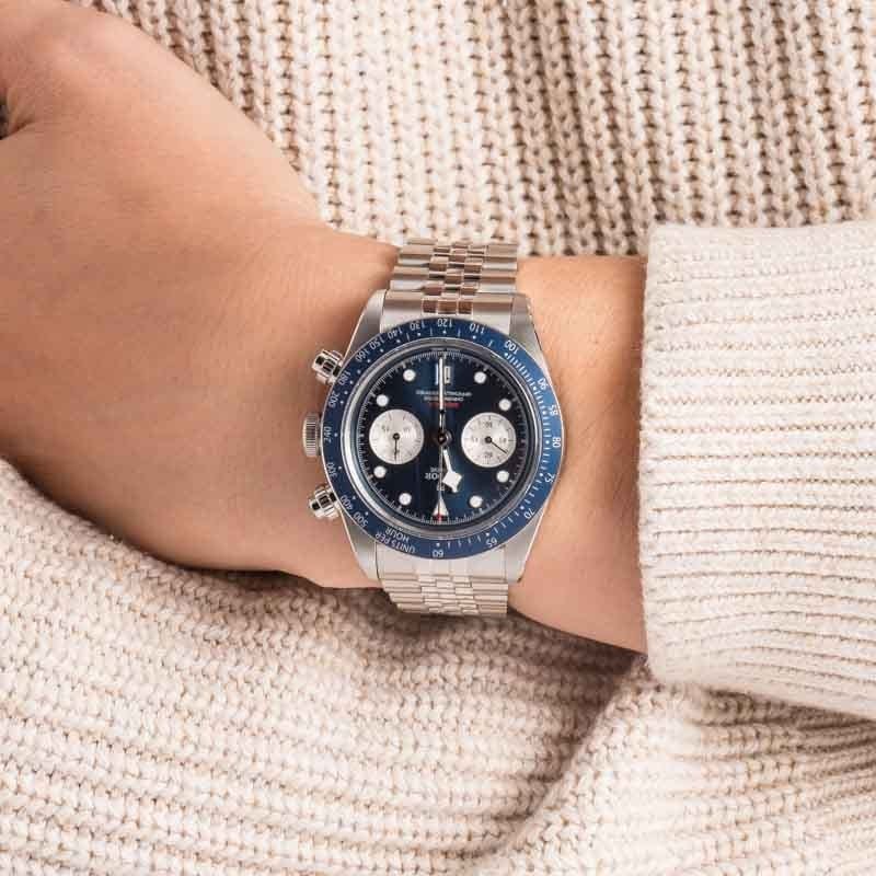 Men's Tudor Black Bay Chrono Ref 79360 Blue Dial - Chrono Swiss Watch Men's Tudor Black Bay Chrono Ref 79360 Blue Dial - Chrono Swiss Watch