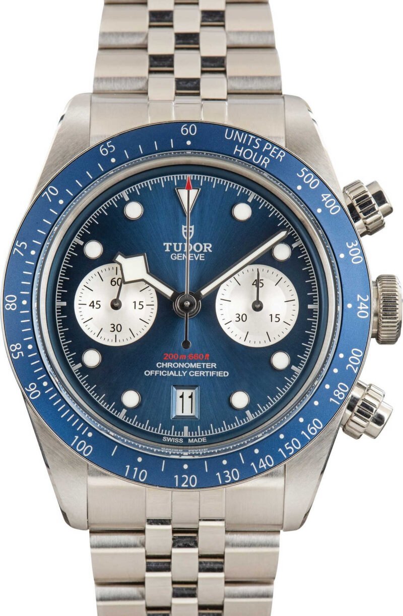 Men's Tudor Black Bay Chrono Ref 79360 Blue Dial - Chrono Swiss Watch Men's Tudor Black Bay Chrono Ref 79360 Blue Dial - Chrono Swiss Watch