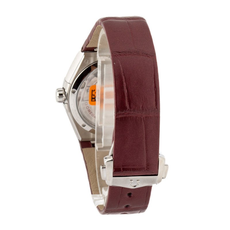 Omega Constellation Red Diamond Dial - Chrono Swiss Watch Omega Constellation Red Diamond Dial - Chrono Swiss Watch
