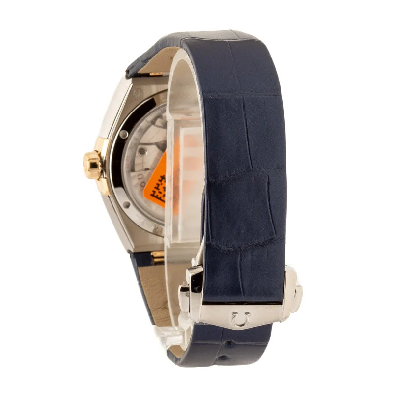Omega Constellation Two Tone Blue Diamond Dial - Chrono Swiss Watch Omega Constellation Two Tone Blue Diamond Dial - Chrono Swiss Watch