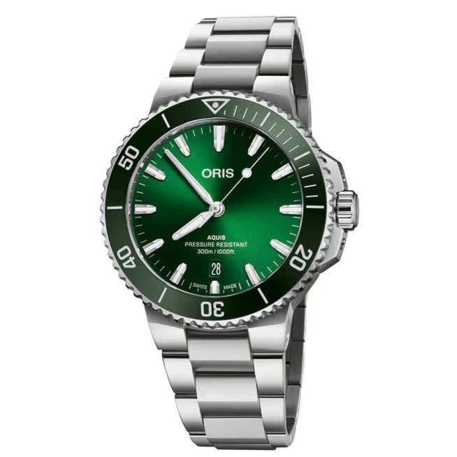 Oris Aquis Date (01 733 7787 4157) - Chrono Swiss Watch Oris Aquis Date (01 733 7787 4157) - Chrono Swiss Watch