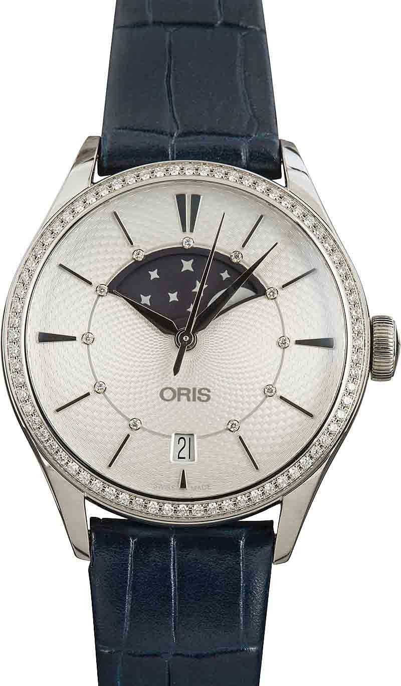 Oris Artelier Grande Lune, Date Diamonds - Chrono Swiss Watch Oris Artelier Grande Lune, Date Diamonds - Chrono Swiss Watch