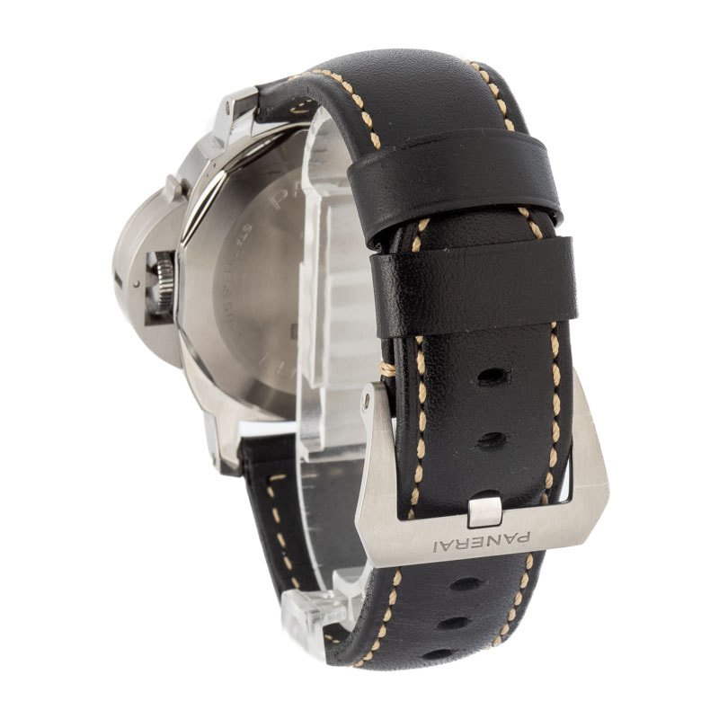 Panerai Luminor Logo Steel PAM01084 Black Dial - Chrono Swiss Watch Panerai Luminor Logo Steel PAM01084 Black Dial - Chrono Swiss Watch