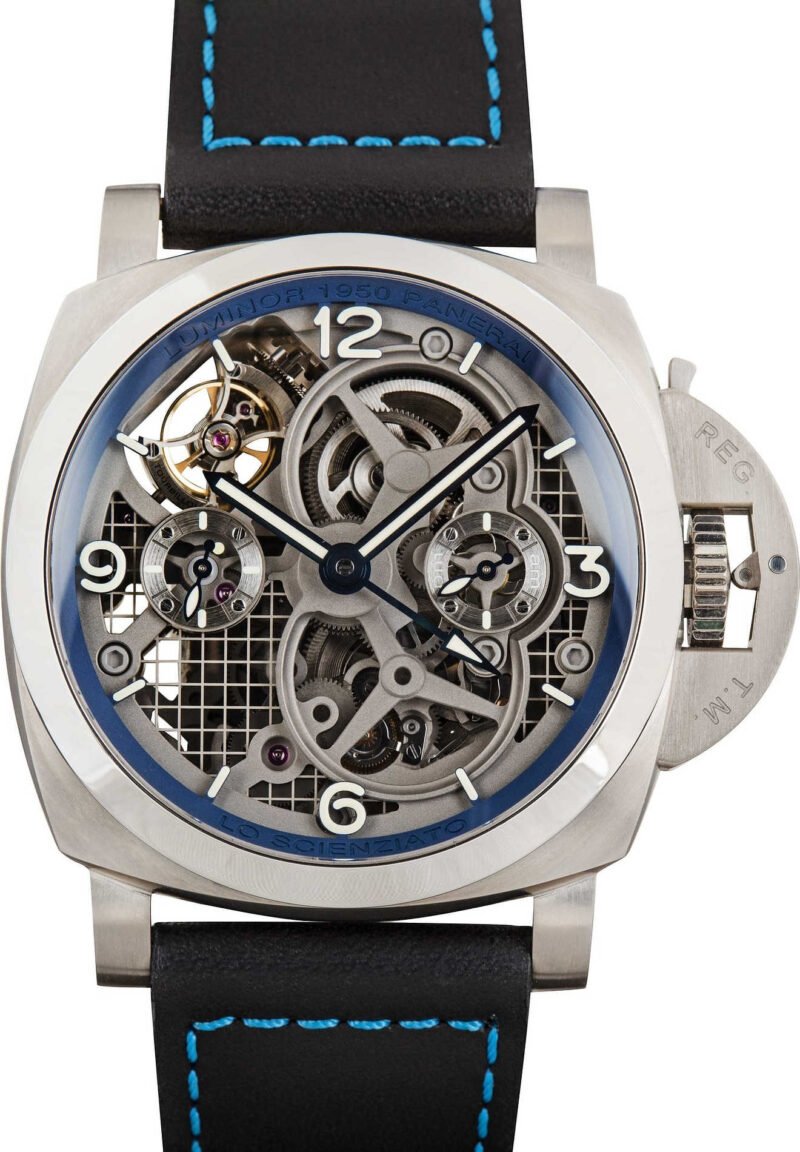 Panerai Luminor Tourbillon GMT Skeleton Dial - Chrono Swiss Watch Panerai Luminor Tourbillon GMT Skeleton Dial - Chrono Swiss Watch