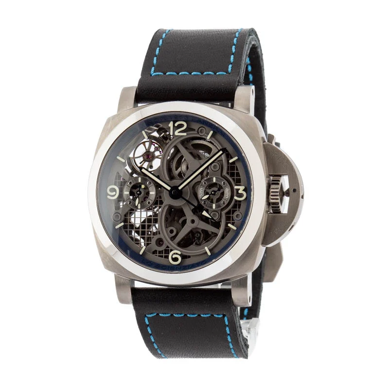 Panerai Luminor Tourbillon GMT Skeleton Dial - Chrono Swiss Watch Panerai Luminor Tourbillon GMT Skeleton Dial - Chrono Swiss Watch