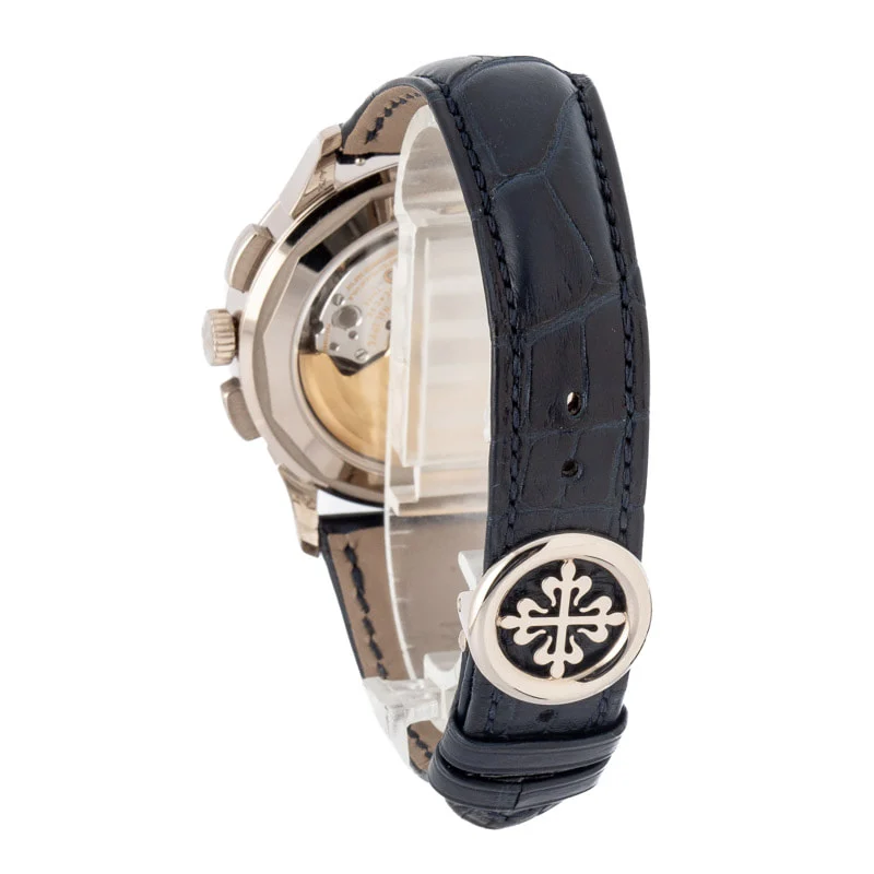 Patek Philippe Complications 5930G Blue Dial - Chrono Swiss Watch Patek Philippe Complications 5930G Blue Dial - Chrono Swiss Watch