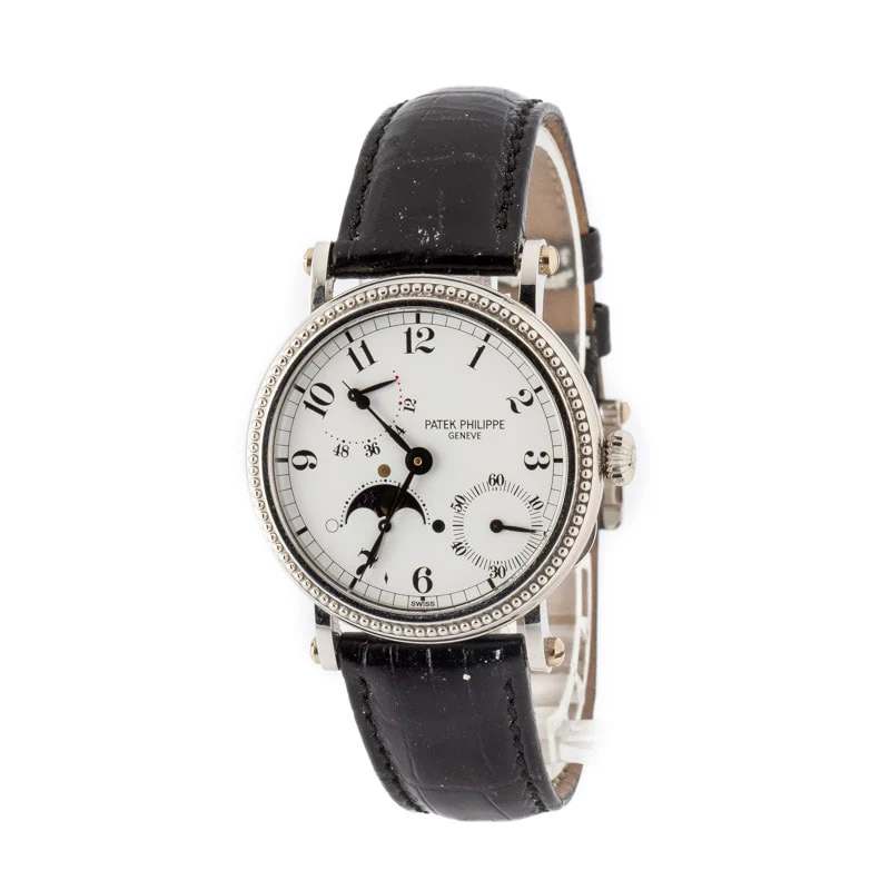 Patek Philippe Complications White Dial 5015P Platinum - Chrono Swiss Watch Patek Philippe Complications White Dial 5015P Platinum - Chrono Swiss Watch
