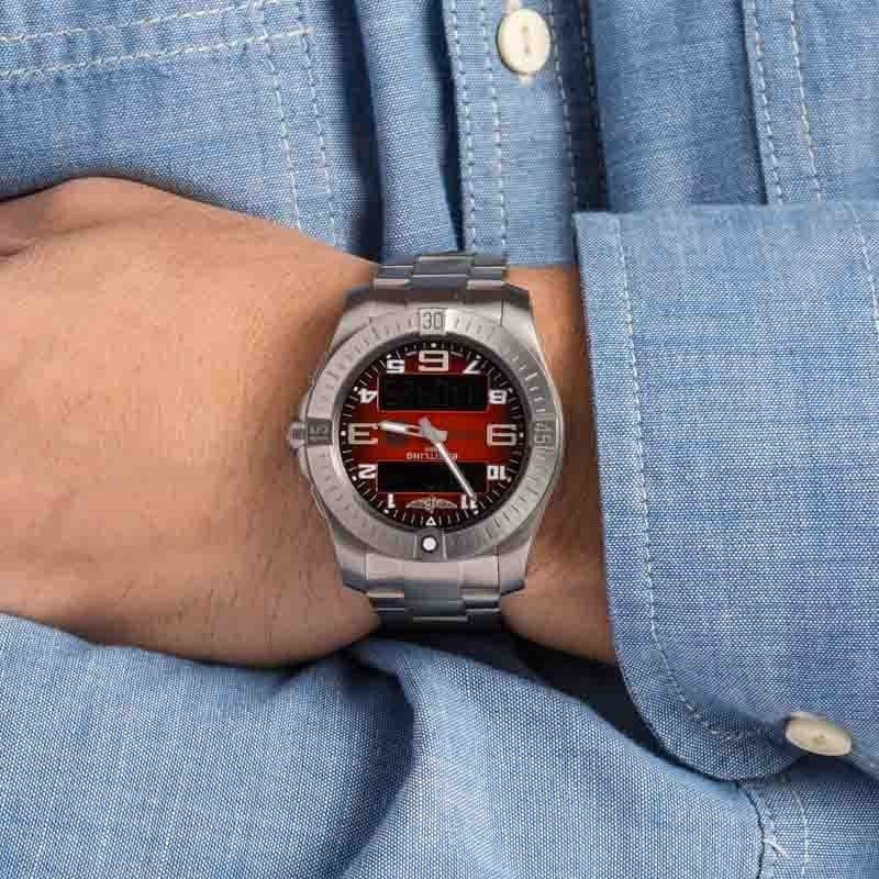 Pre-owned Breitling Aerospace B70 Orbiter Titanium - Chrono Swiss Watch Pre-owned Breitling Aerospace B70 Orbiter Titanium - Chrono Swiss Watch