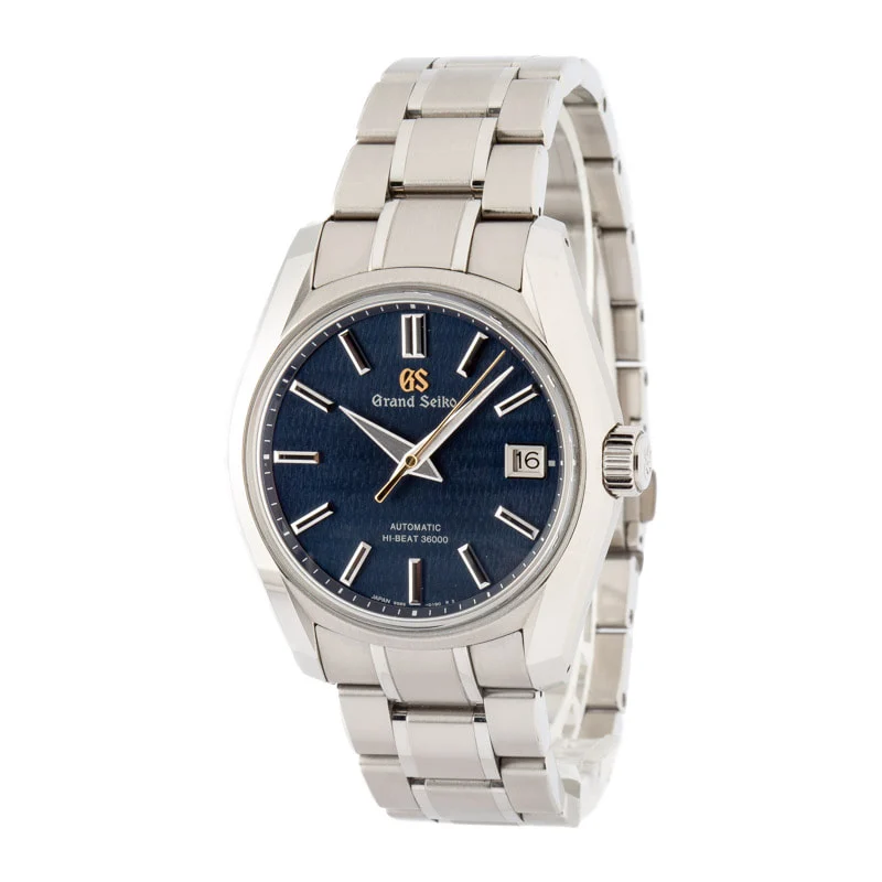 Pre-owned Grand Seiko Heritage Collection SBGH273 Blue Dial - Chrono Swiss Watch Pre-owned Grand Seiko Heritage Collection SBGH273 Blue Dial - Chrono Swiss Watch