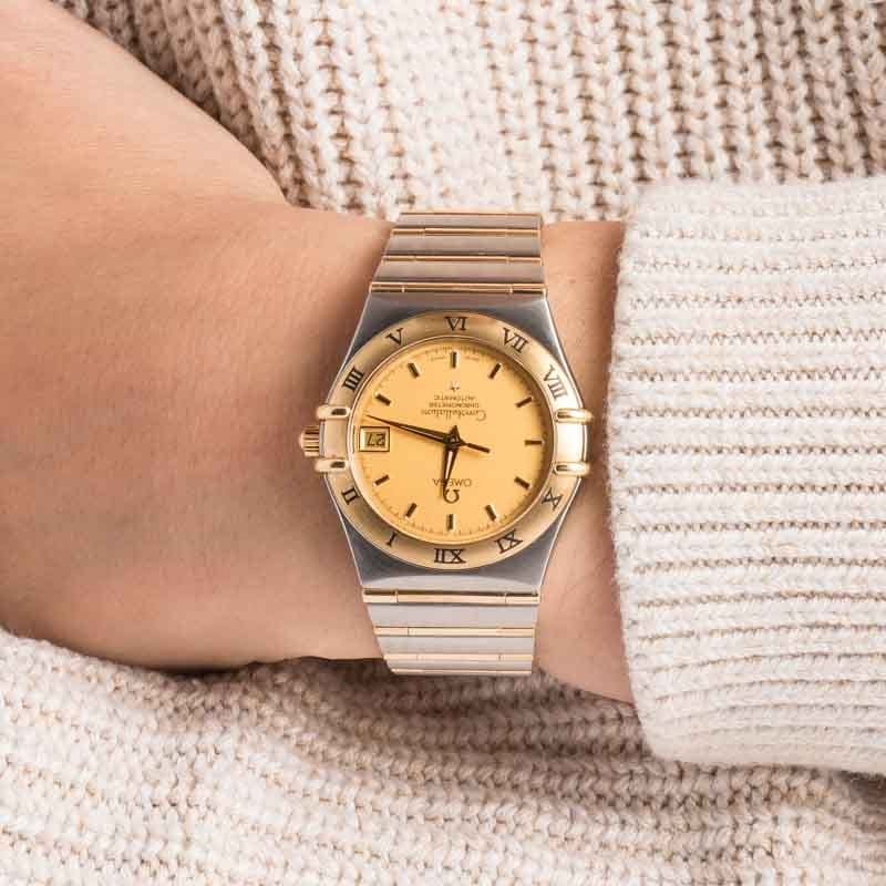 Pre-owned Omega Constellation 1202.10.00 Champagne Dial - Chrono Swiss Watch Pre-owned Omega Constellation 1202.10.00 Champagne Dial - Chrono Swiss Watch
