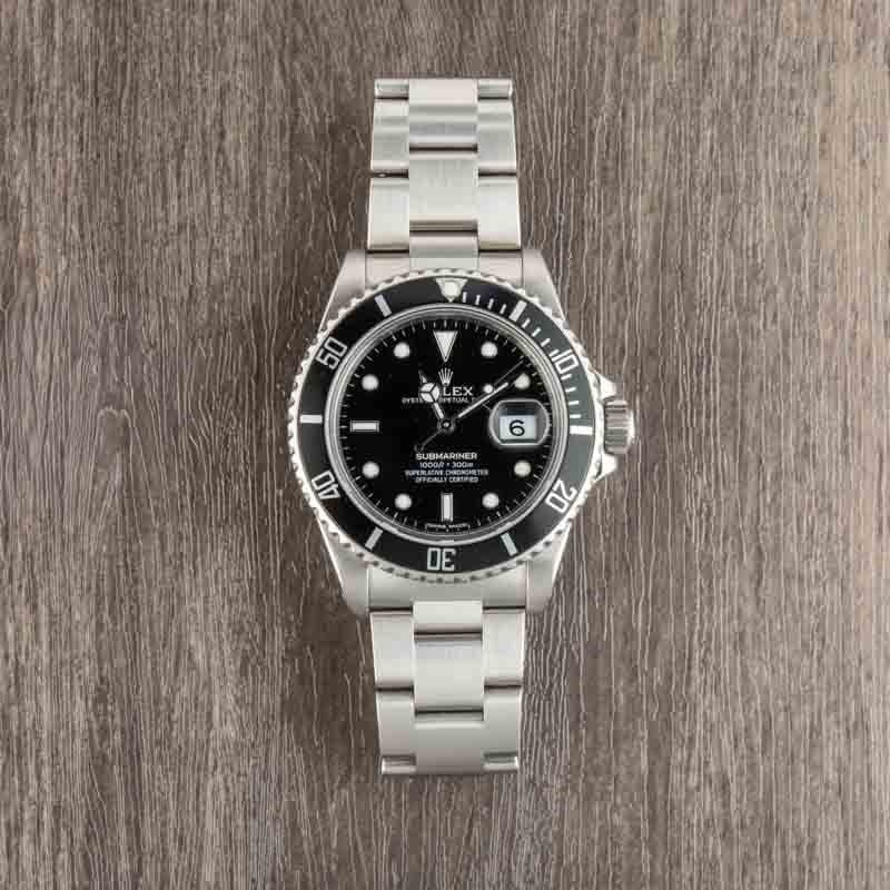 Rolex Submariner 16800 Aluminum Bezel Insert - Chrono Swiss Watch Rolex Submariner 16800 Aluminum Bezel Insert - Chrono Swiss Watch