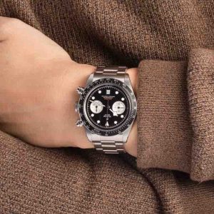 Tudor Black Bay Chrono Steel 79360N Black Dial - Chrono Swiss Watch