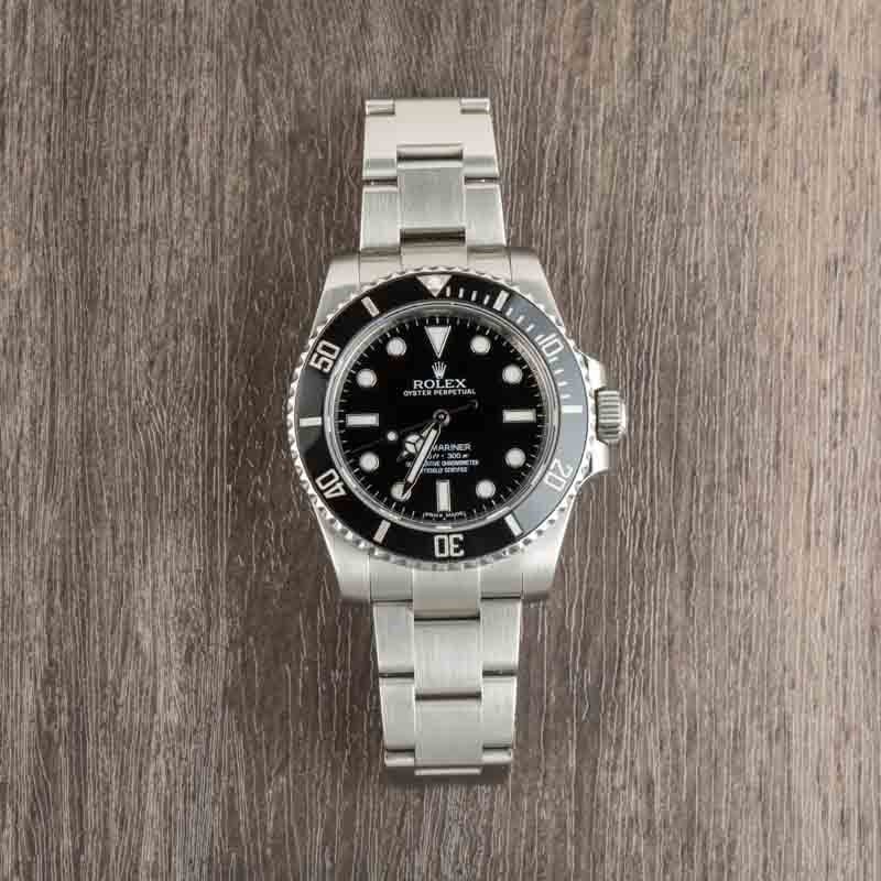 Used Black Dial Rolex Submariner Ref 114060 Stainless Steel - Chrono Swiss Watch Used Black Dial Rolex Submariner Ref 114060 Stainless Steel - Chrono Swiss Watch