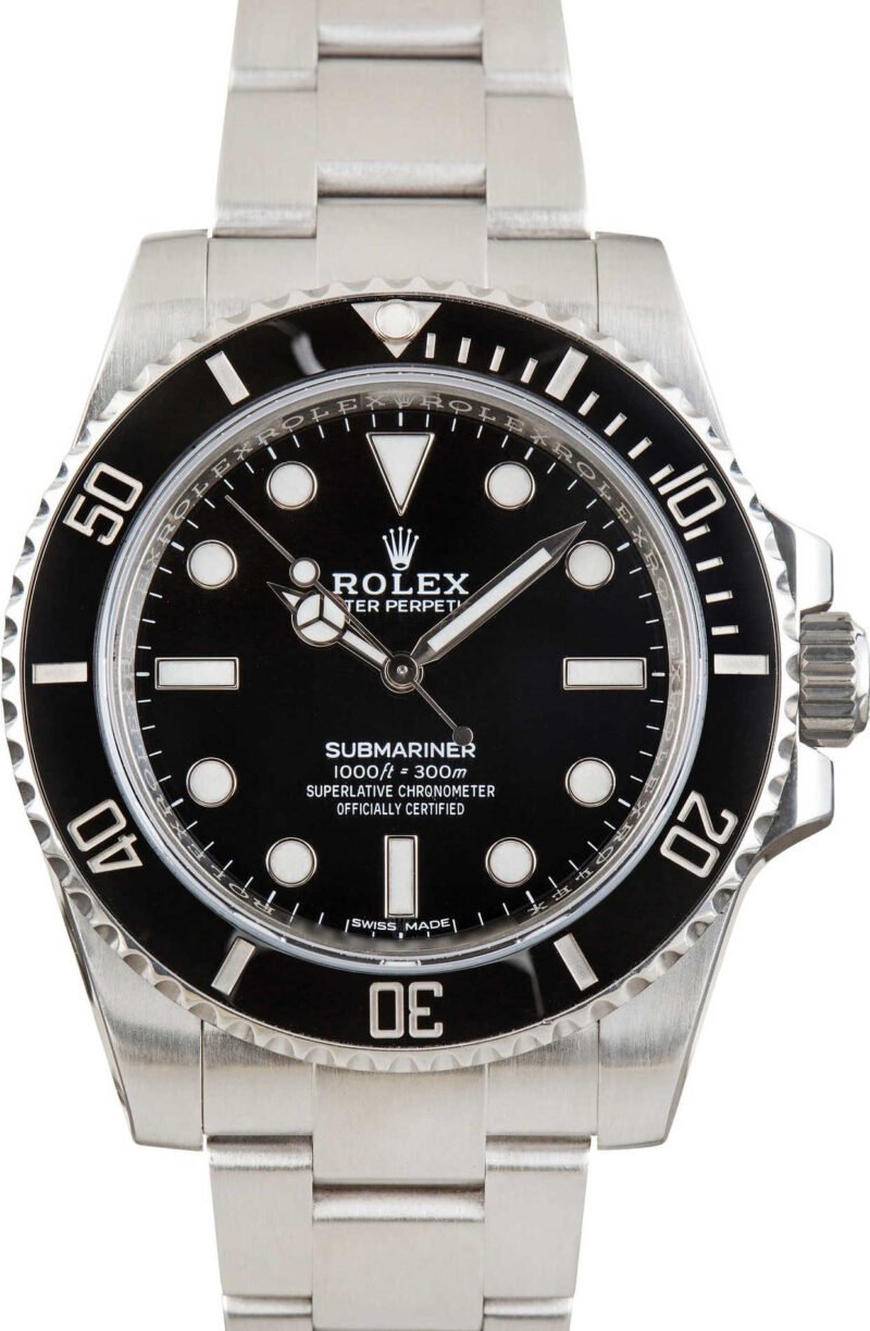 Used Men's Rolex Submariner Ref 114060 Stainless Steel - Chrono Swiss Watch Used Men's Rolex Submariner Ref 114060 Stainless Steel - Chrono Swiss Watch